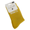 BRUNETTE Jaune, Chaussettes Les Sachoussettes