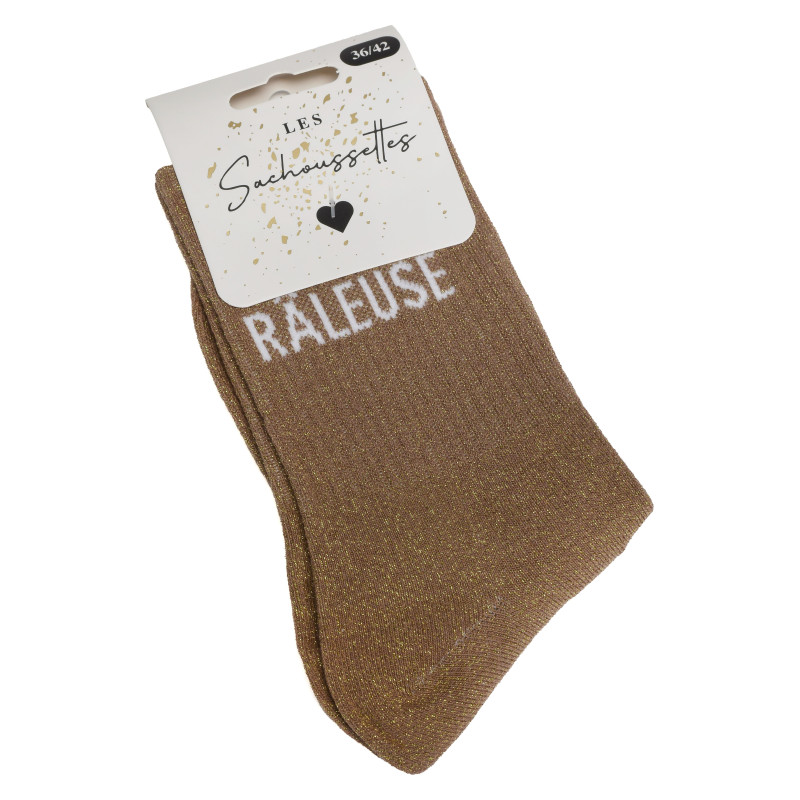 RALEUSE Or, Chaussettes Les Sachoussettes