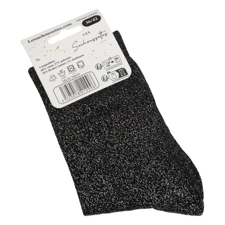 MA GATE Noir, Chaussettes Les Sachoussettes