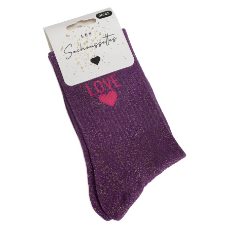 LOVE Violet, Chaussettes Les Sachoussettes