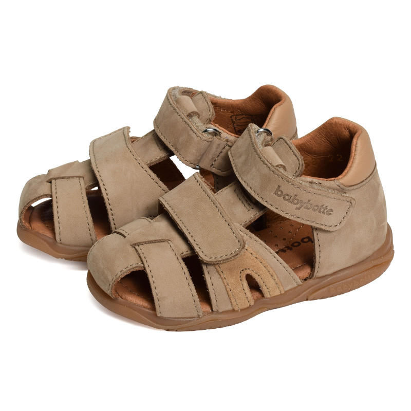 TITOF Beige, Sandales plates & Nu-Pieds Babybotte