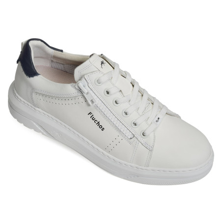 BOSTON F1965 Blanc, Sneakers basses Fluchos