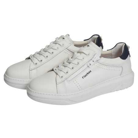 BOSTON F1965 Blanc, Sneakers basses Fluchos