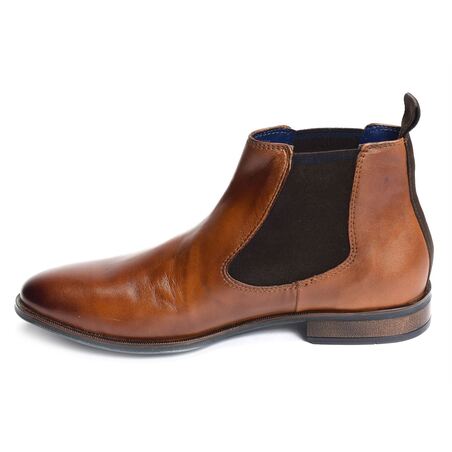 ZAVINIO AFX30 Cognac, Chelsea boots Bugatti