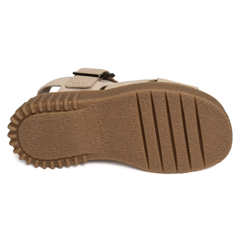 EVAMAR WISH Ecru, Sandales compensées Clarks