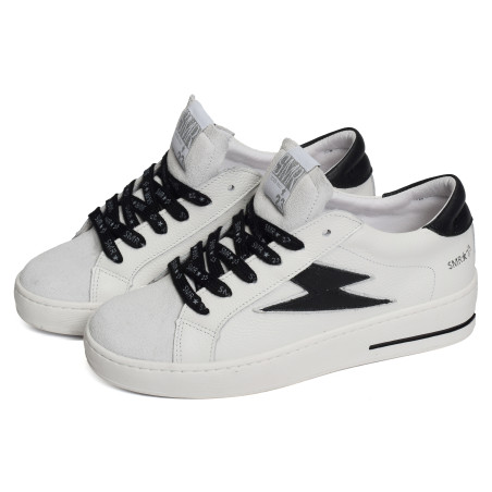 MAYA Blanc Noir, Sneakers basses Semerdjian