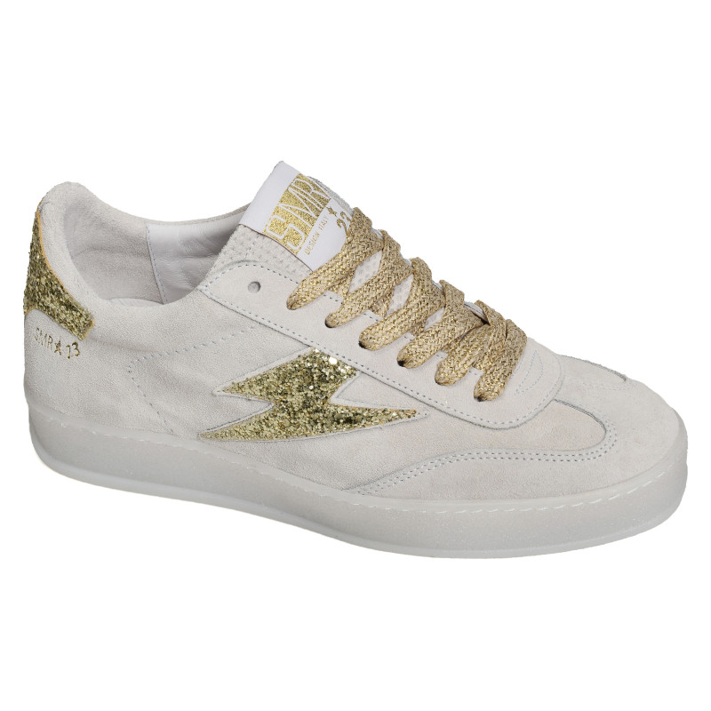 RISY Blanc Or, Sneakers basses Semerdjian