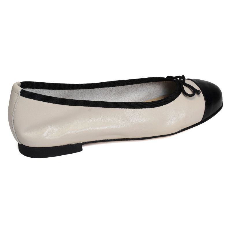 DIANE Blanc Noir, Ballerines Folie's