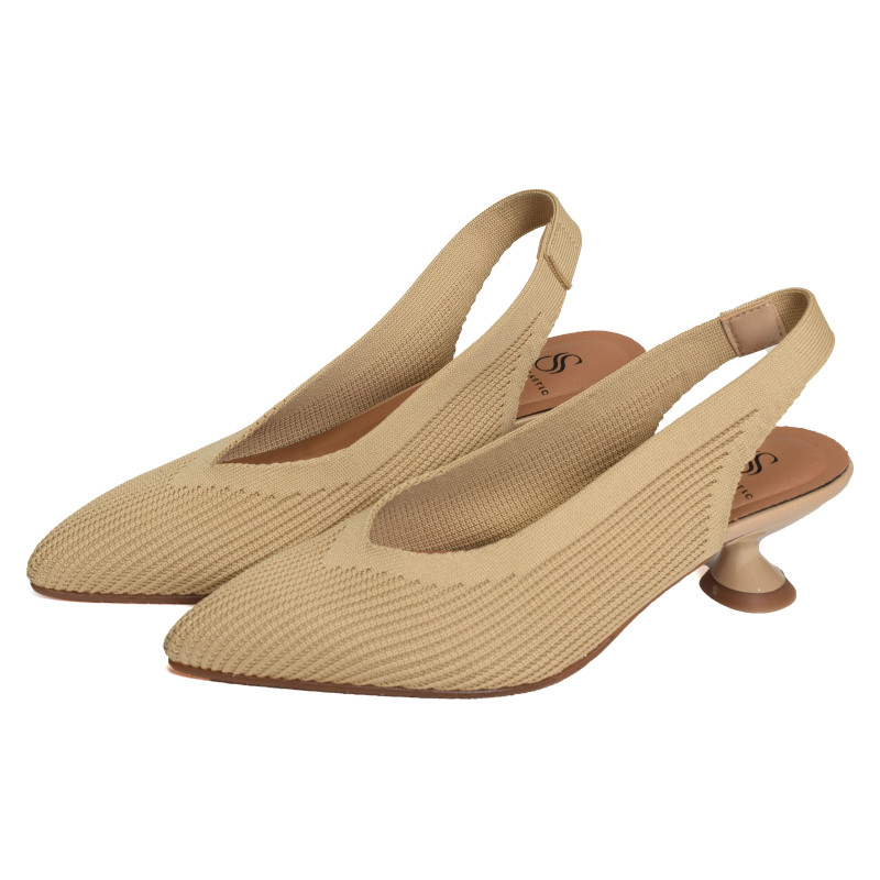 REINE 76626 Camel, Slingback Miss Elastic