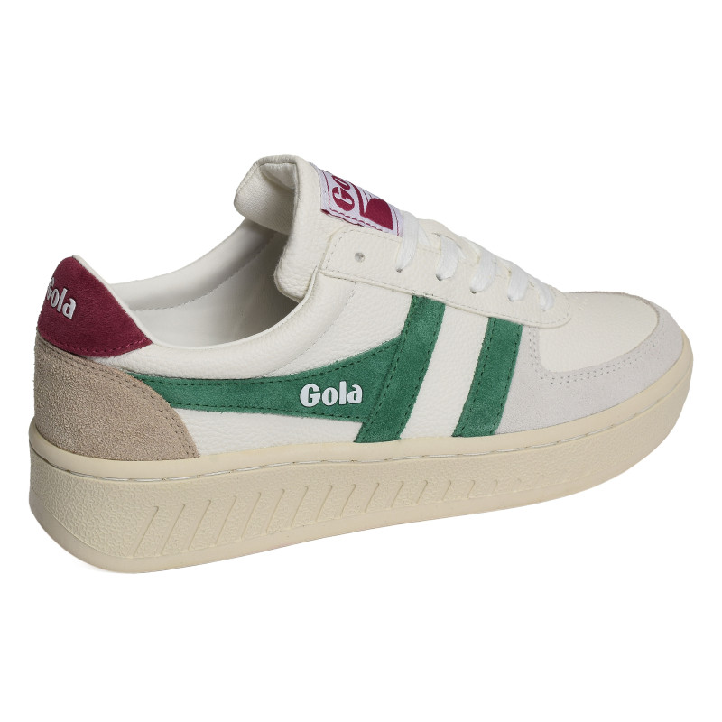 GRANDSLAM TRIDENT Blanc Fuchsia, Sneakers basses Gola