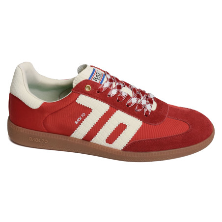 GHOST SUEDE MEN Rouge, Sneakers basses Back 70