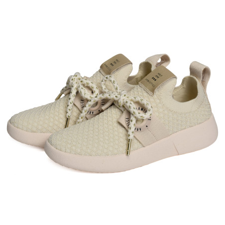 VOLT ONE W Beige Or, Baskets running Armistice