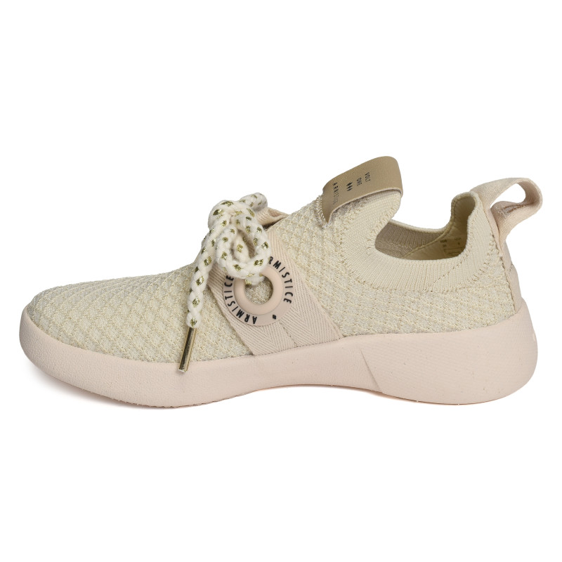 VOLT ONE W Beige Or, Baskets running Armistice