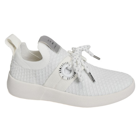 VOLT ONE W Blanc Argent, Baskets running Armistice