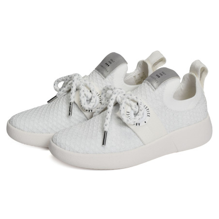 VOLT ONE W Blanc Argent, Baskets running Armistice