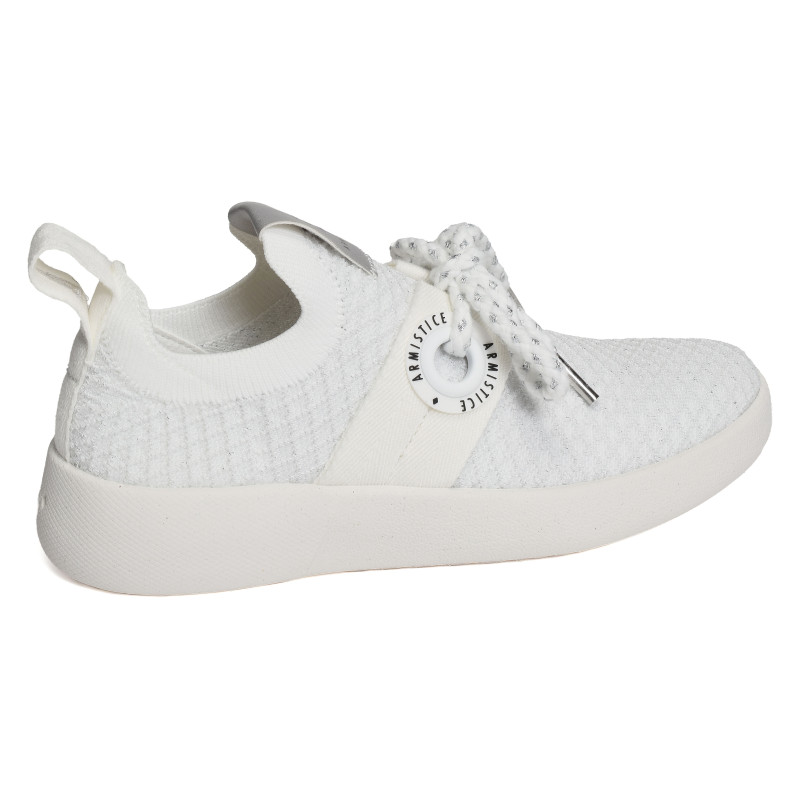 VOLT ONE W Blanc Argent, Baskets running Armistice