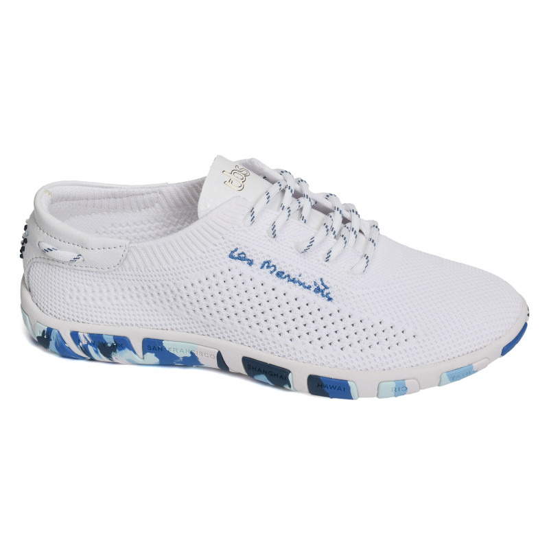 JAZARIA Blanc Bleu, Chaussures basses TBS