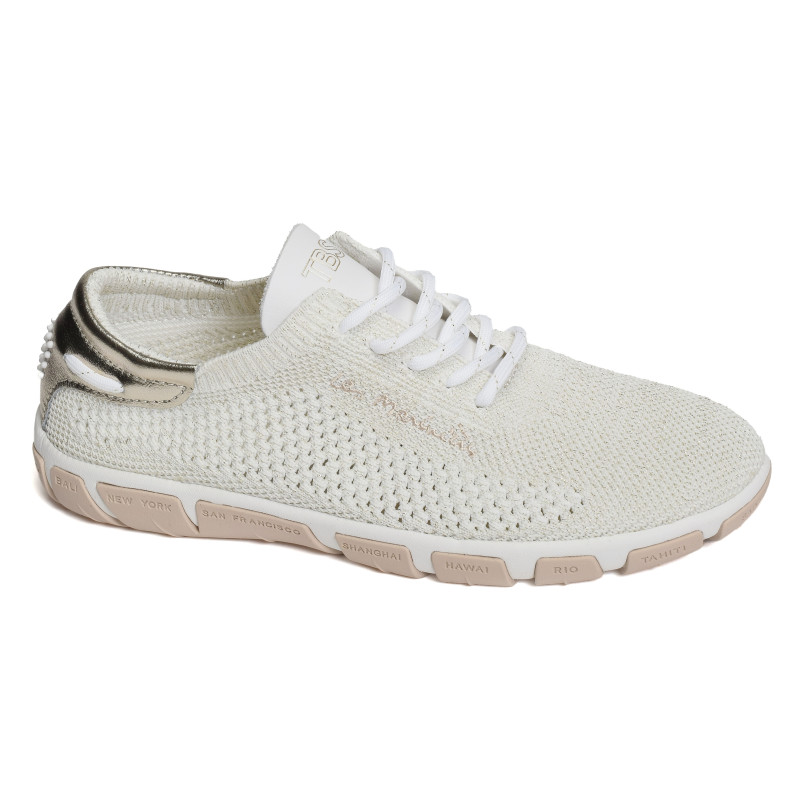 JAZARIA Blanc Or, Chaussures basses TBS