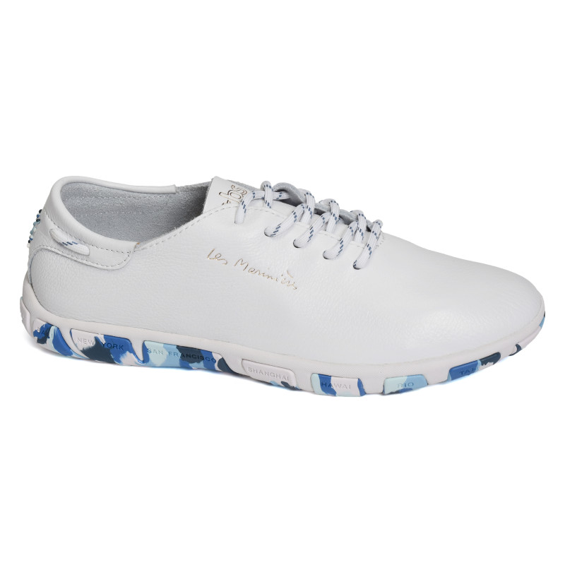 JAZARU Blanc Bleu, Sneakers basses TBS