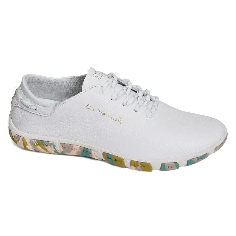 JAZARU Blanc Vert, Sneakers basses TBS