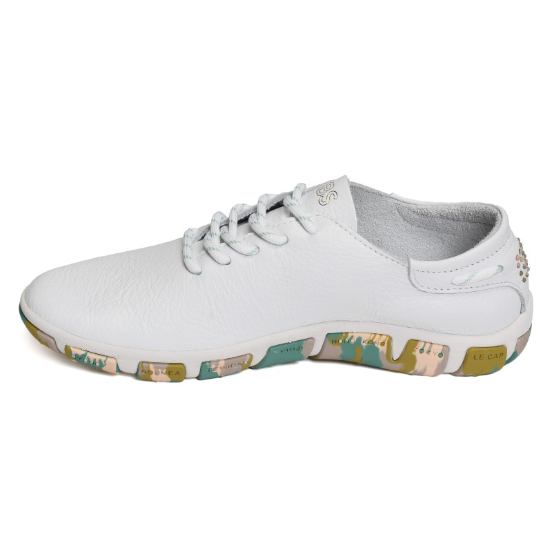 JAZARU Blanc Vert, Sneakers basses TBS