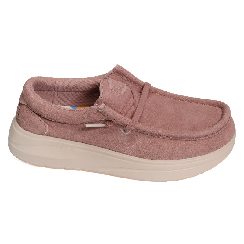 WENDY COMF SUEDE Rose, Slip-On HeyDude