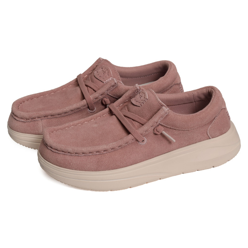 WENDY COMF SUEDE Rose, Slip-On HeyDude