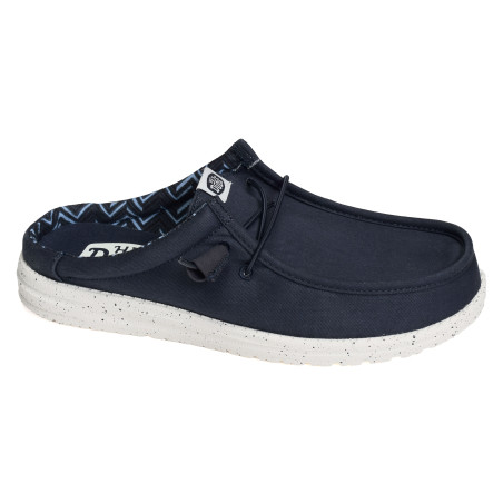 WALLY SLIP CANVAS Marine, Mules HeyDude