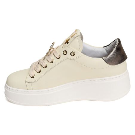 PIA 98 Beige, Sneakers basses Giopiu