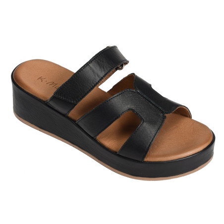 GANEUR Noir, Mules K.Mary