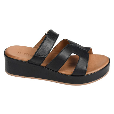 GANEUR Noir, Mules K.Mary