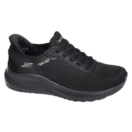 BOBS SQUAD CHAOS CURRENT MU Noir, Slip-On Skechers