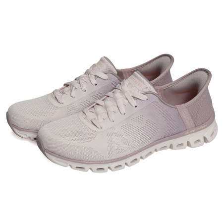 GLIDE STEP EXCITE Mauve, Baskets running Skechers