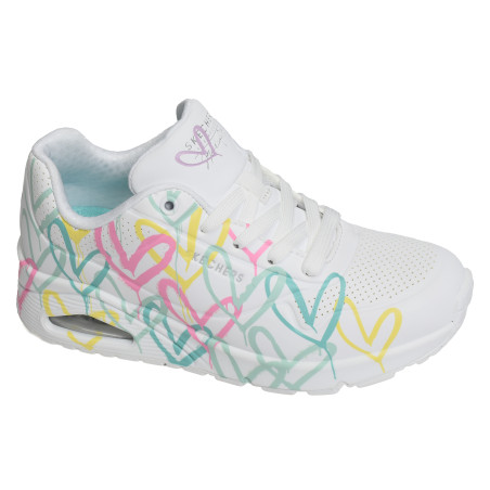 UNO CHANGED LOVE Blanc Multicolore, Sneakers basses Skechers