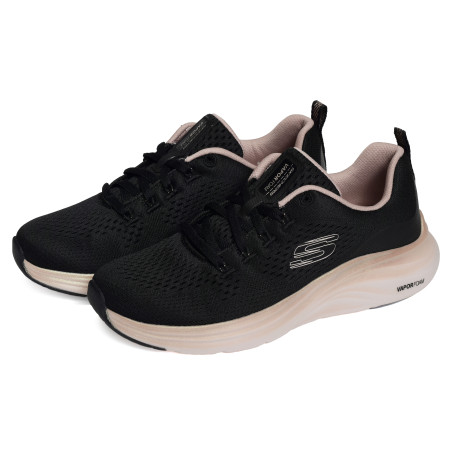 VAPOR FOAM MIDNIGHT GLIIMMER Noir, Baskets running Skechers