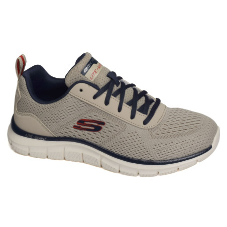 TRACK LESHUR Taupe Marine, Baskets running Skechers