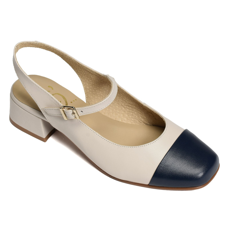 715 Beige Marine, Slingback Folie's