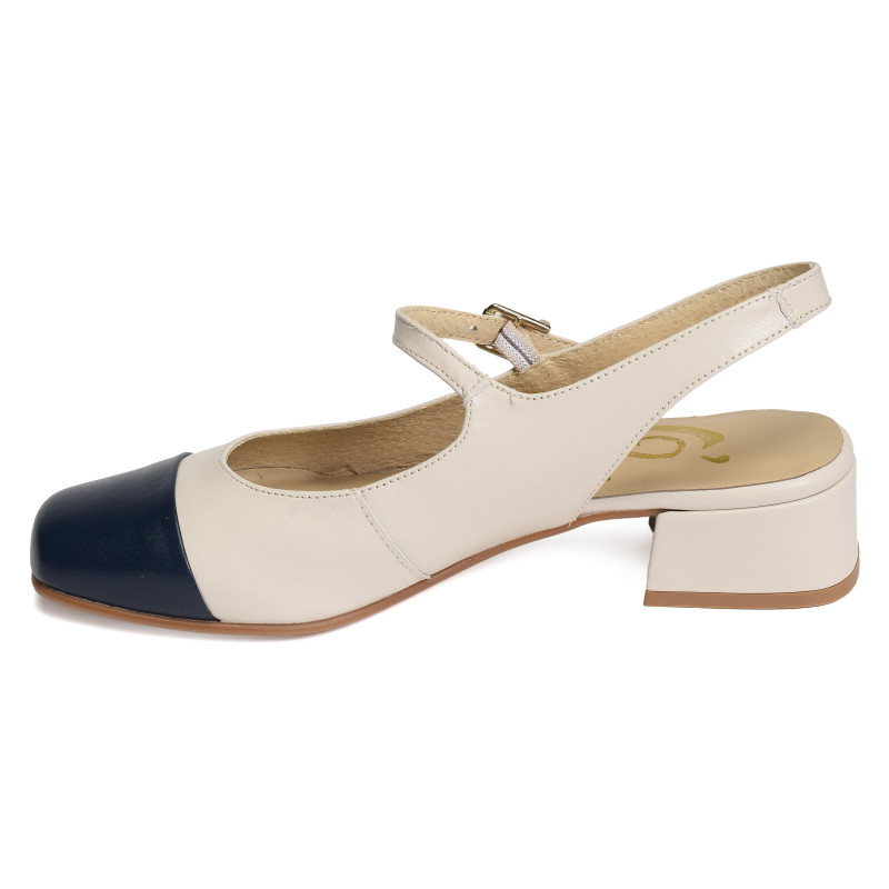 715 Beige Marine, Slingback Folie's