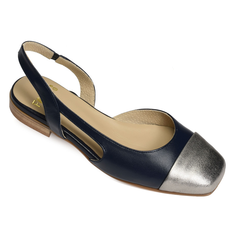 TIRADE Marine Gris, Slingback Folie's