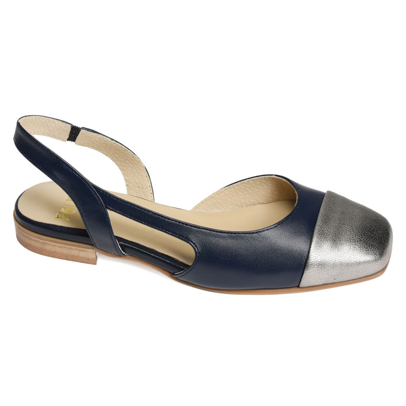 TIRADE Marine Gris, Slingback Folie's