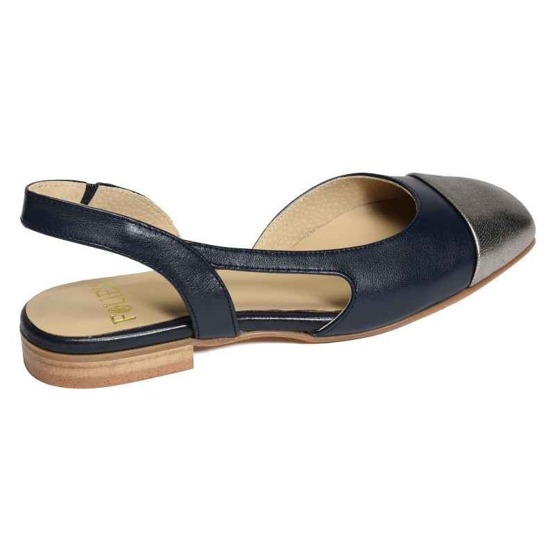 TIRADE Marine Gris, Slingback Folie's