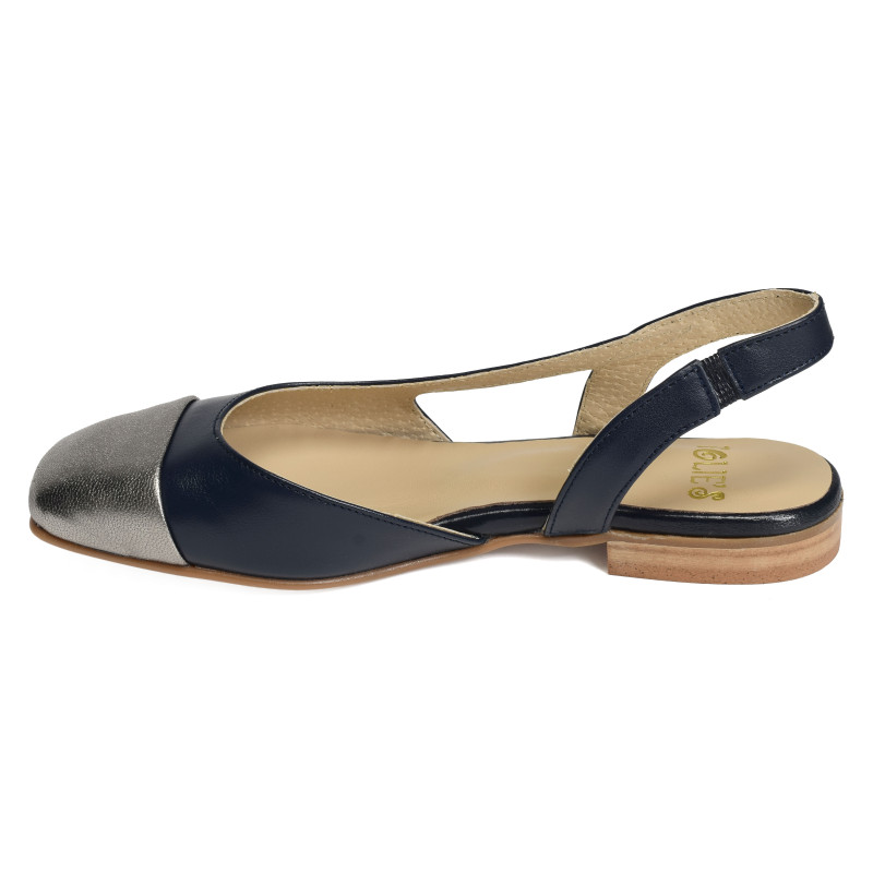 TIRADE Marine Gris, Slingback Folie's