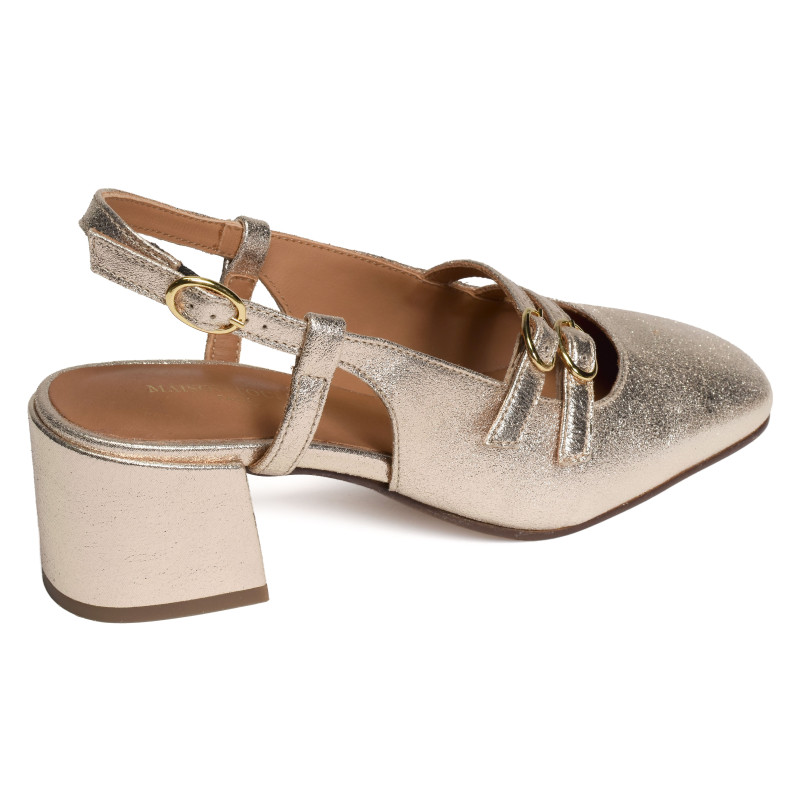 BERENICE Or, Slingback Maison Toufet