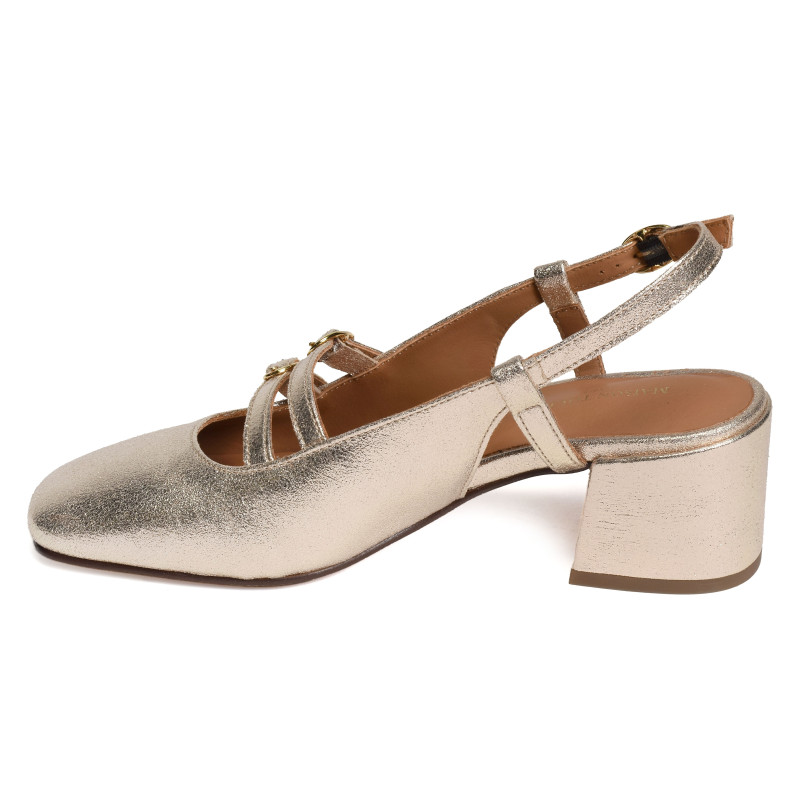 BERENICE Or, Slingback Maison Toufet