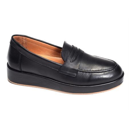 GALIPE Noir, Mocassins K.Mary