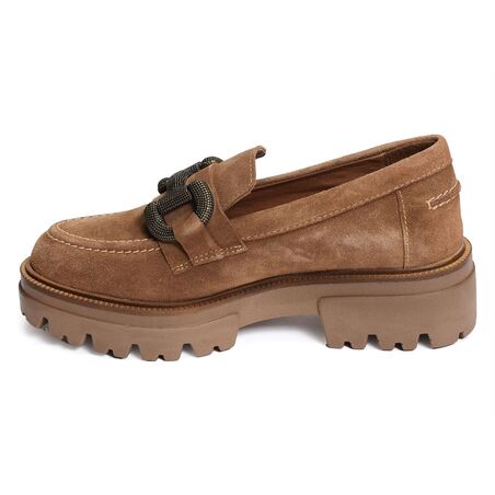 ABRIL Marron, Mocassins Reqins