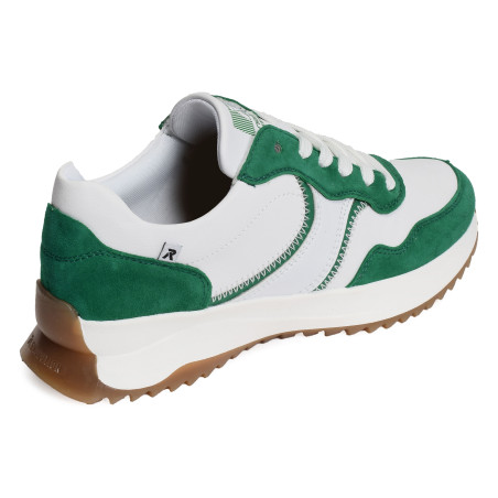 W1302 Blanc Vert, Baskets running Rieker