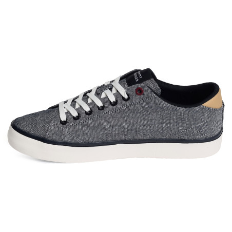 TH HI VULC LOW CHAMBRAY 4945 Marine, Chaussures basses Tommy Hilfiger