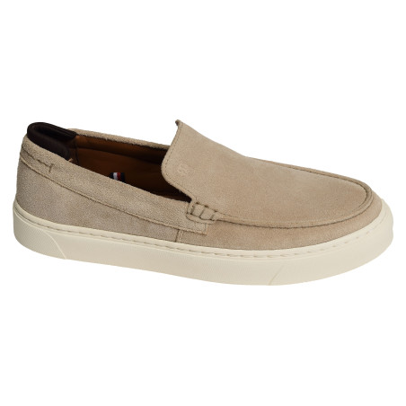 CASUAL HILFIGER SUEDE LOAFER 4985 Beige, Mocassins Tommy Hilfiger