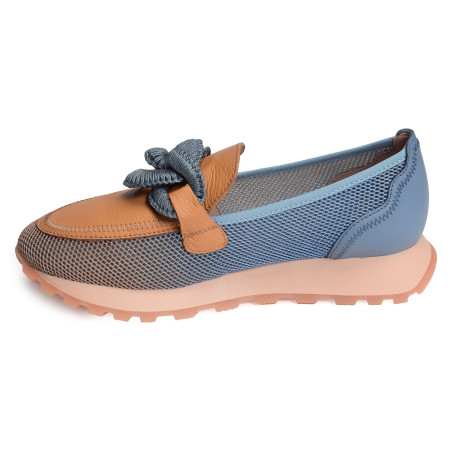 LOIRA 243270 Orange Bleu, Mocassins Hispanitas